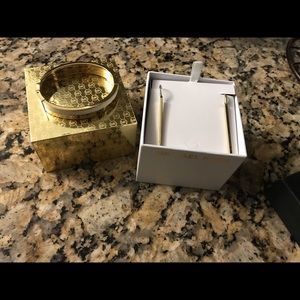 Michael Kors earring and bracelet set